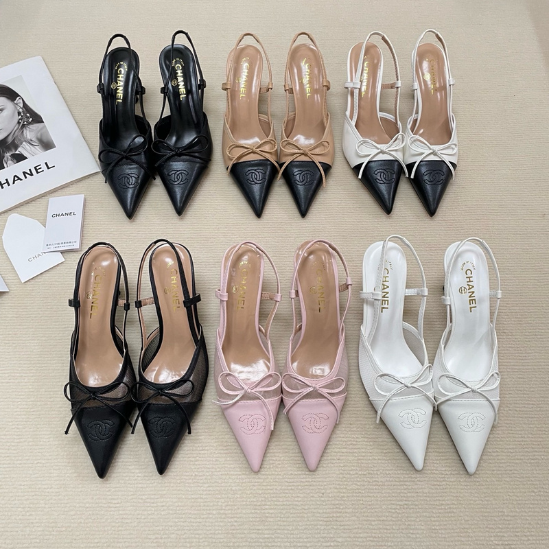 57-Chanel-37.99$-ooz- sandal Look for this edition CHANEL 2025 Top Counter New for early summer New on the official website exclusive debut Chanel CHANEL25SS pointed-toe bow sandals/CHAENL sandals/CHANEL shoes/Chanel Early summer 25SS The ultimate pointed-toe sandals are the perfect fit  ➤ Original open mold purchasing version ➤ Customized over-migrated leather/mesh ➤ Footing sheepskin ➤ Private membrane dermal outsole ➤ Full set of counter packing Szie:34-42