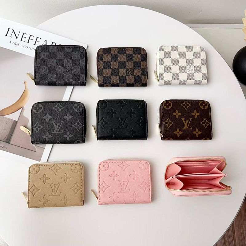 103b-14.99$-LV驴家[庆祝]拉链包多卡位零钱包
