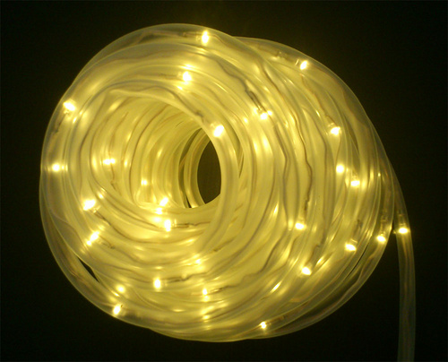 warm yellow waterproof solar power led rope light 100led warm yellow waterproof solar power led rope light 100led