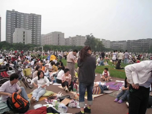 地震后的四川大学