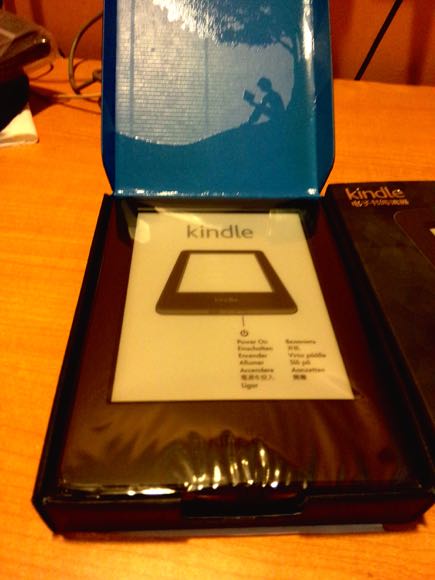 kindle开箱-打开盒子