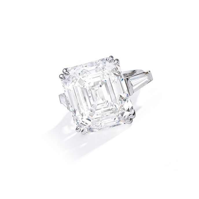 『拍卖』Sotheby's 纽约珠宝秋拍:27.96ct 祖母绿型切割钻石,Harry 『拍卖』Sotheby's 纽约珠宝秋拍:27.96ct 祖母绿型切割钻石,Harry