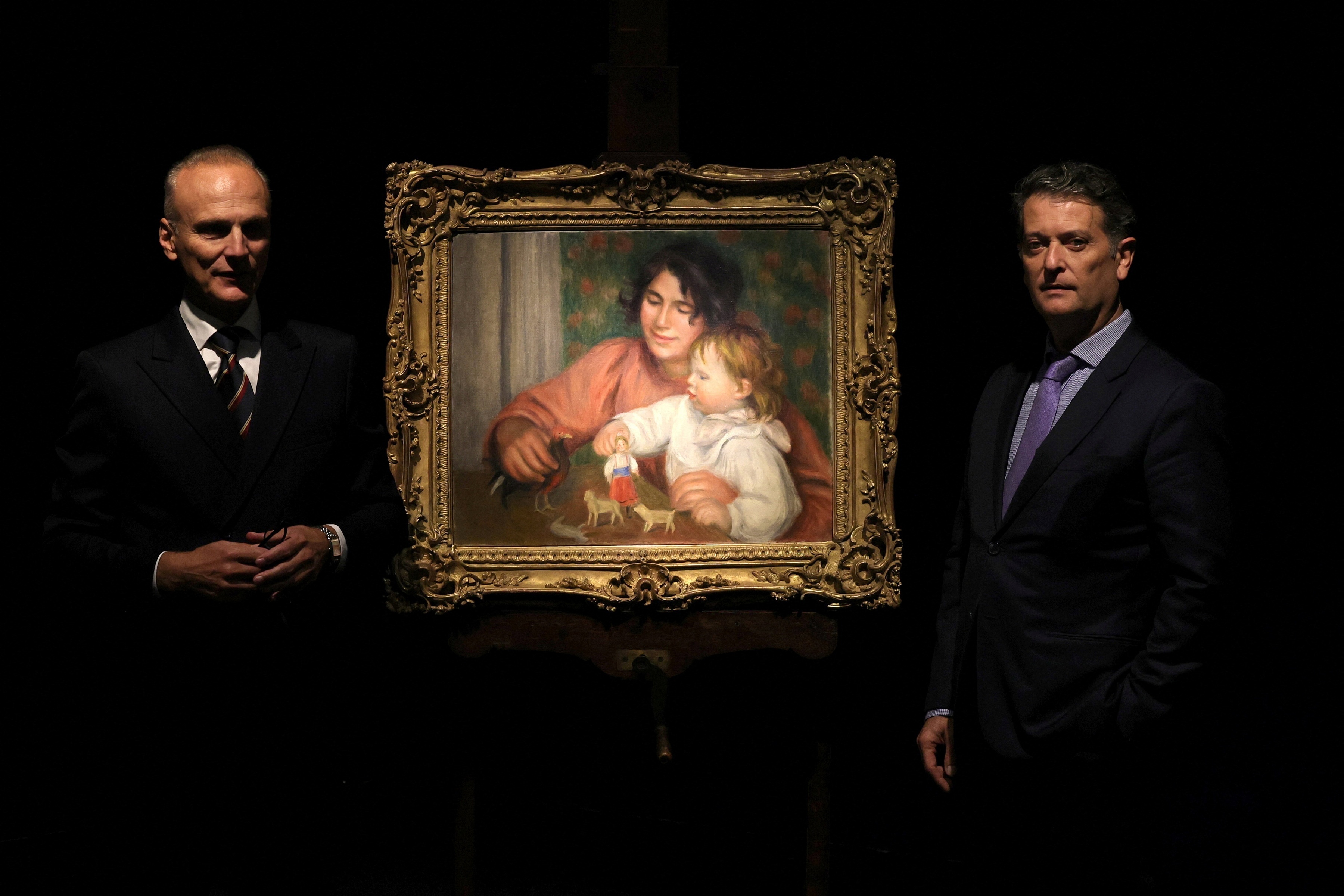 雷诺阿罕见画作拍卖