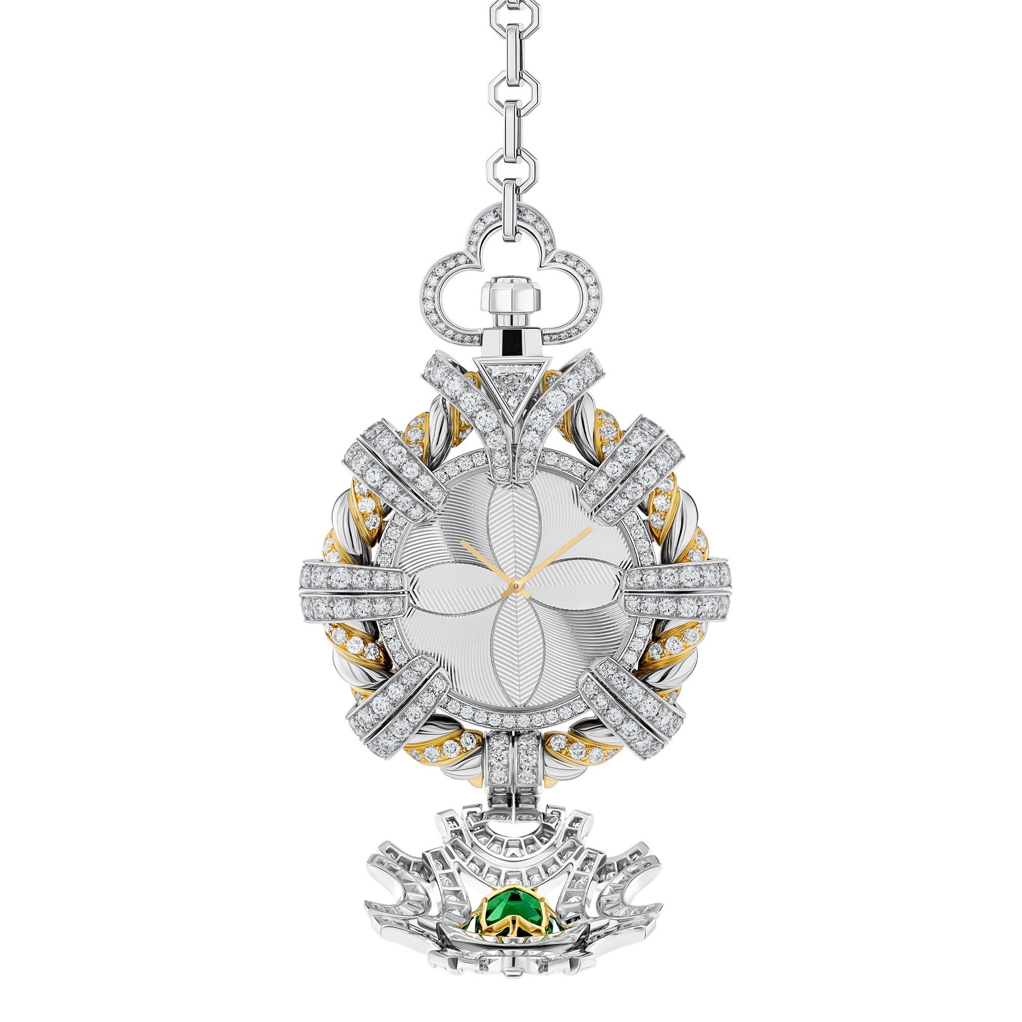 Louis Vuitton 路易威登 Phenomenal 沙弗莱石怀表(图5)