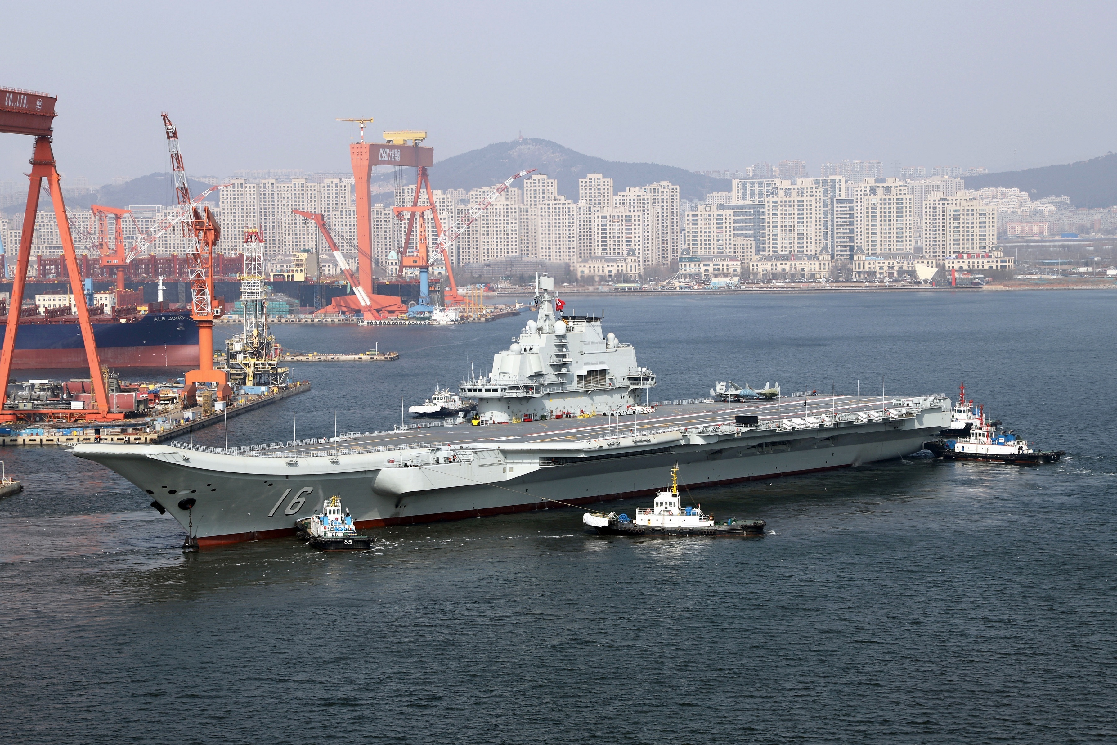 辽宁舰升级为战斗舰