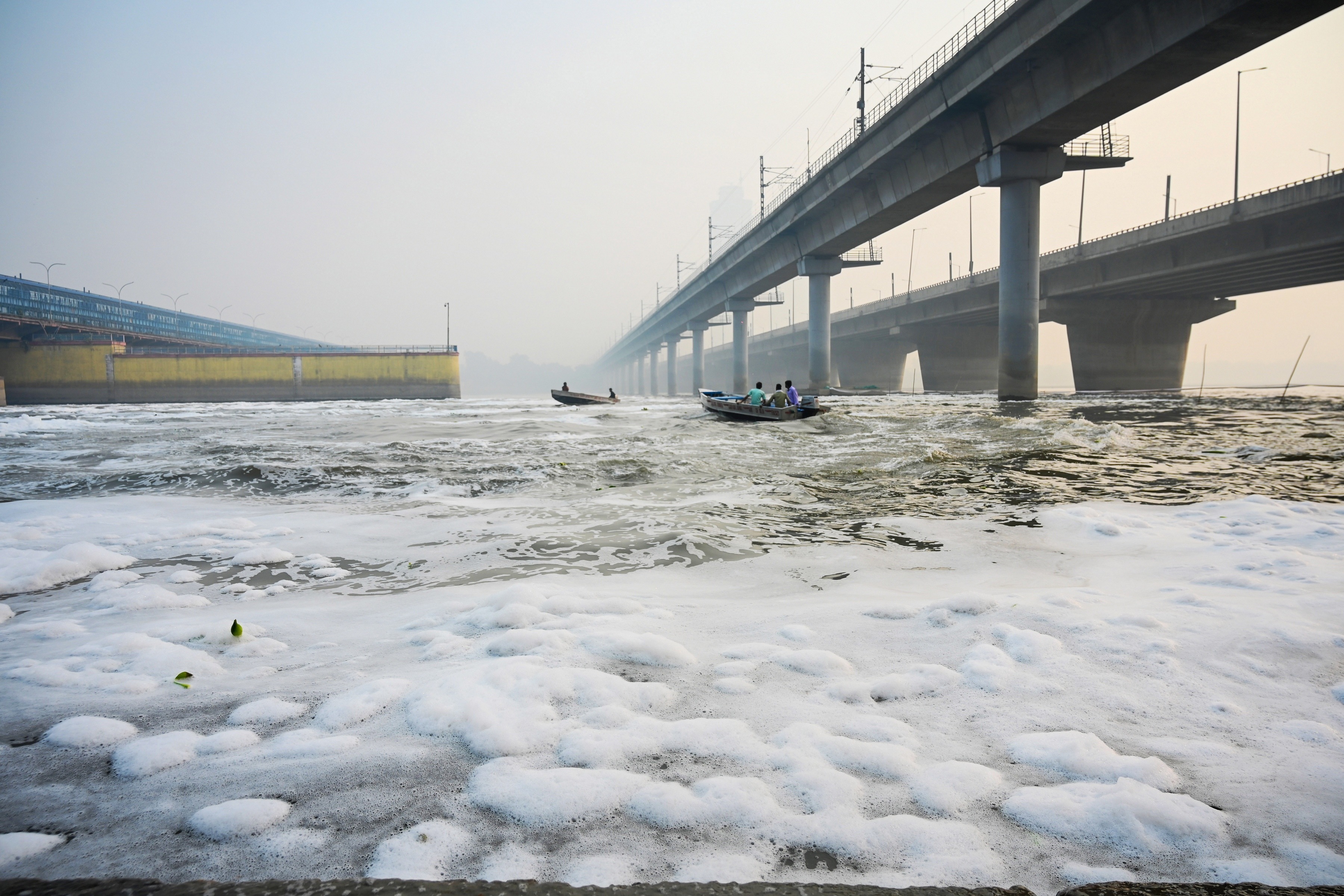 印度亚穆纳河污染恶化