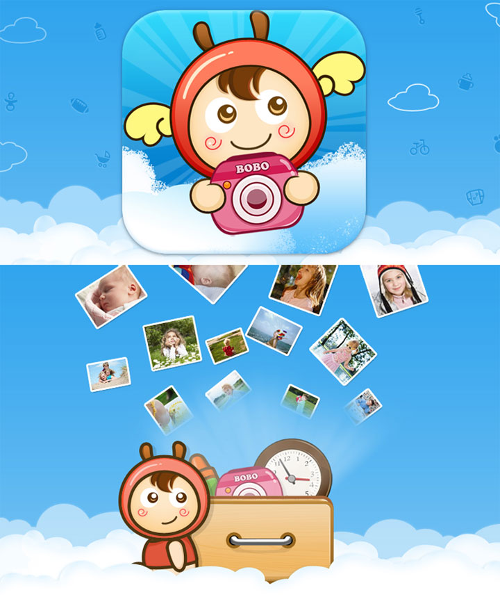 宝贝时光UI设计 iPhone App UI设计