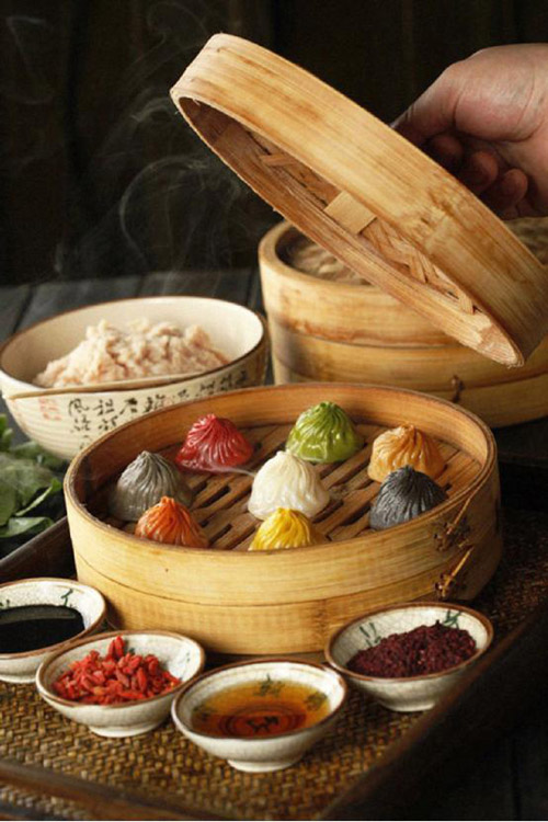 鹅肝小笼包