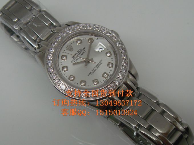 rolex劳力士 尊贵女士手表 正品瑞士机芯 蚝式恒动日志型 高清图片