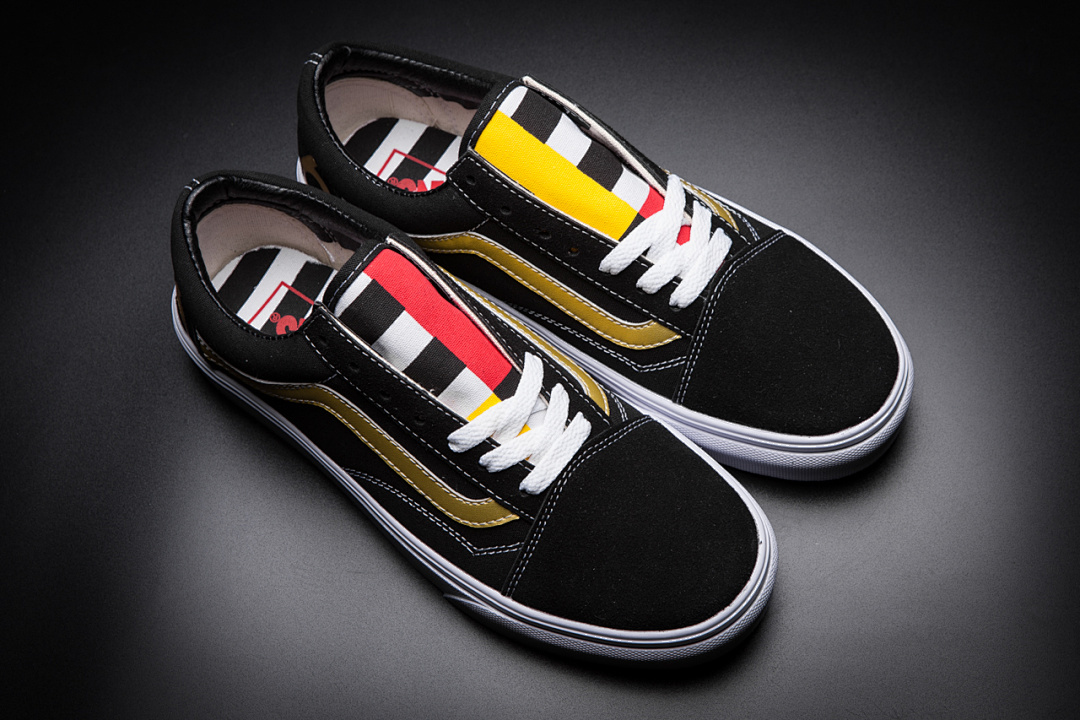 Vans 1966 元年限定OLD SKOOL经典黑金FS