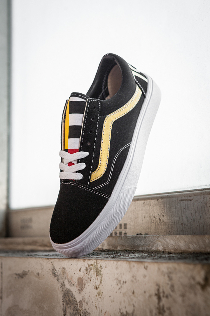 Vans 1966 元年限定OLD SKOOL经典黑金FS