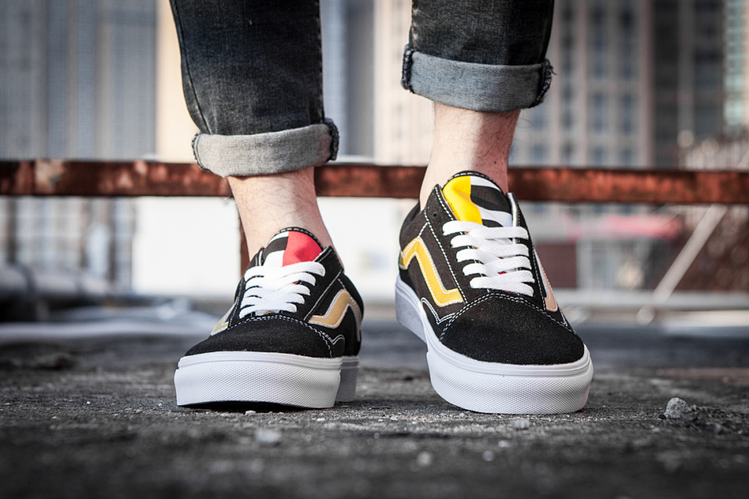 Vans 1966 元年限定OLD SKOOL经典黑金FS