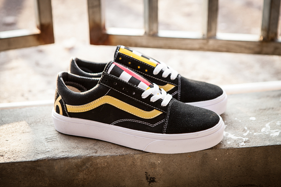 Vans 1966 元年限定OLD SKOOL经典黑金FS
