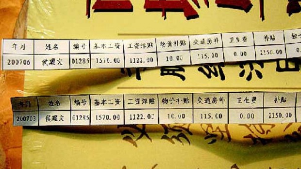 工资表