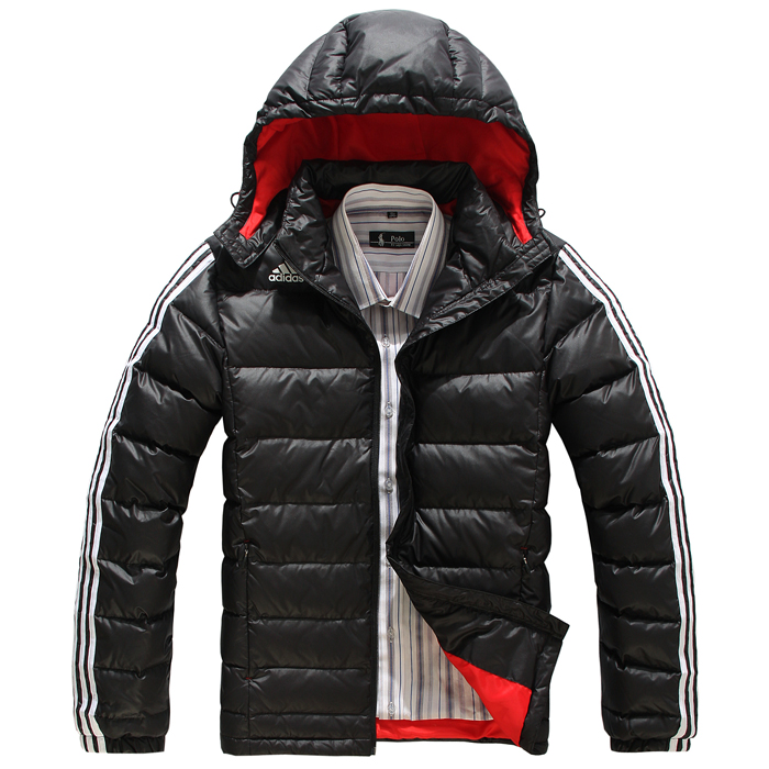 Спортивный пуховик Adidas 25188 Для мужчин Спорт на открытом воздухе Логотип бренда, Вышивка Молния Спортивный пуховик Adidas 25188 Для мужчин Спорт на открытом воздухе Логотип бренда, Вышивка Молния