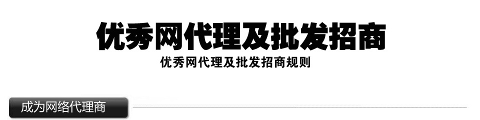 优秀网代理及批发招商!