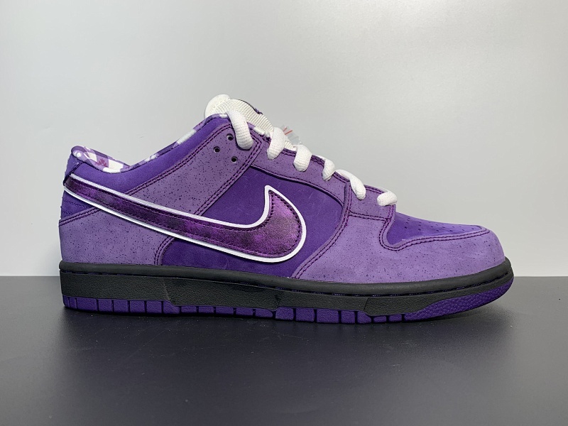 独家纯原 Concepts x NK SB Dunk Low 联名 紫龙虾 原鞋购入开发 定制原厂皮料 发售至今全市场唯一正确钩子皮料 诠释当前市面最高版 原装麂皮定制原版皮料  不是原厂皮料白送[好