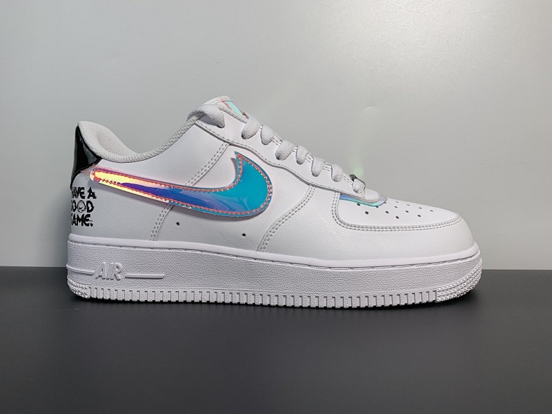 Air Force 1 '07 LV8"Good Game"电玩限定 白炫彩镭射魔术贴空军 货号：DC0710-191 Size：35.5 ～45