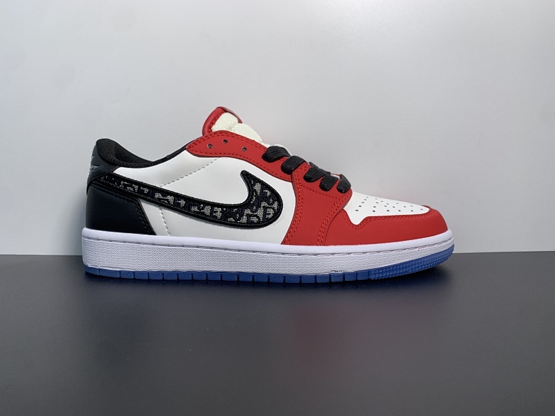 Dior x Air Jordan 1 Low 低帮 大迪奥 跨界联名 A低邦 大迪奥 黑白红 货号：CN8608-004尺码：36-46