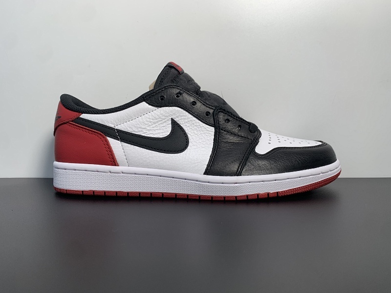 纯原出品 Air Jordan 1  Low OG “Black Toe”黑脚趾低帮货号：CZ0790-106，尺码：40-48.5.