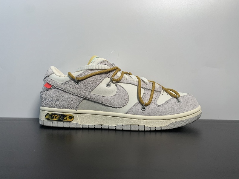 Off white x NK Dunk the37-50反毛皮灰 货号：dj0950-105size36-47.5