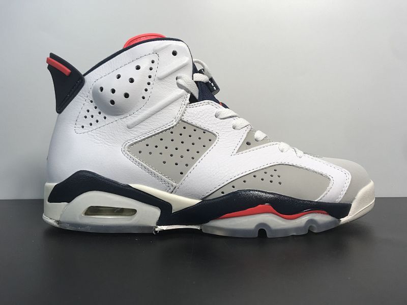 【DA50BA】AJ6手稿白红原盒头层36-47.5  货号：384664-104