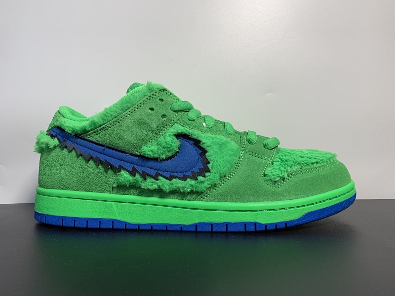 纯原出货 耐克 Nike SB Dunk Low Grateful Dead 跳舞小熊 五只小熊 绿色，货号cj5378-300 尺码：36-46