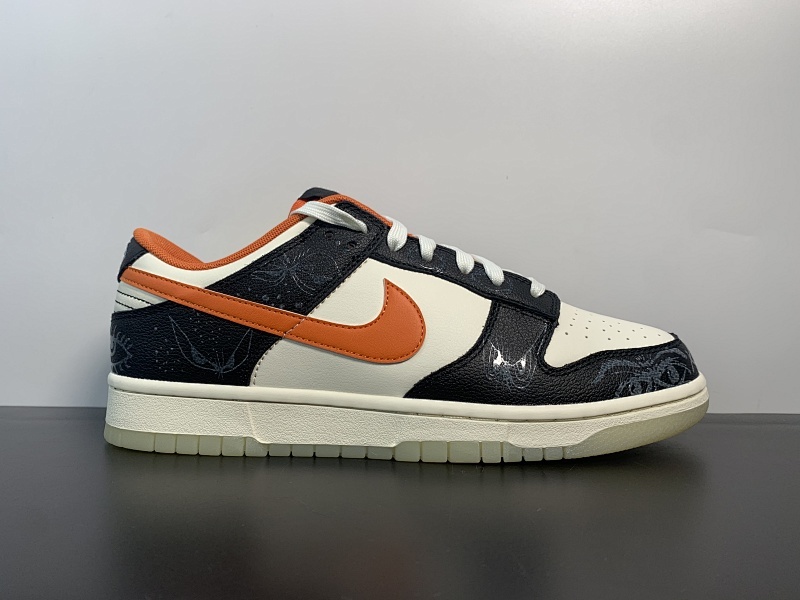Dunk万圣节 尺码：36-46 Nike Dunk SB Low PRM"Halloween' 万圣节 黑白橙 夜光 DD3357-100