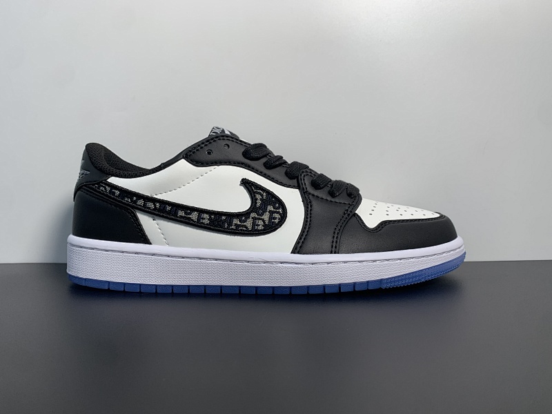 Dior x Air Jordan 1 Low 低帮 大迪奥 跨界联名 AJ1 乔丹1代 aj1 乔1 低邦 大迪奥白黑 货号：CN8608-006 尺码：36-46