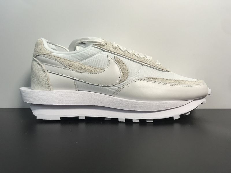 【CA80DA】纯原 SACAI Waffle Daybreak 解构走秀款  全白配色 BV0073 101货号    100% 原纸板原楦头 一切工艺流程按照原厂 市面唯一正确鞋舌位置 ^_^市面