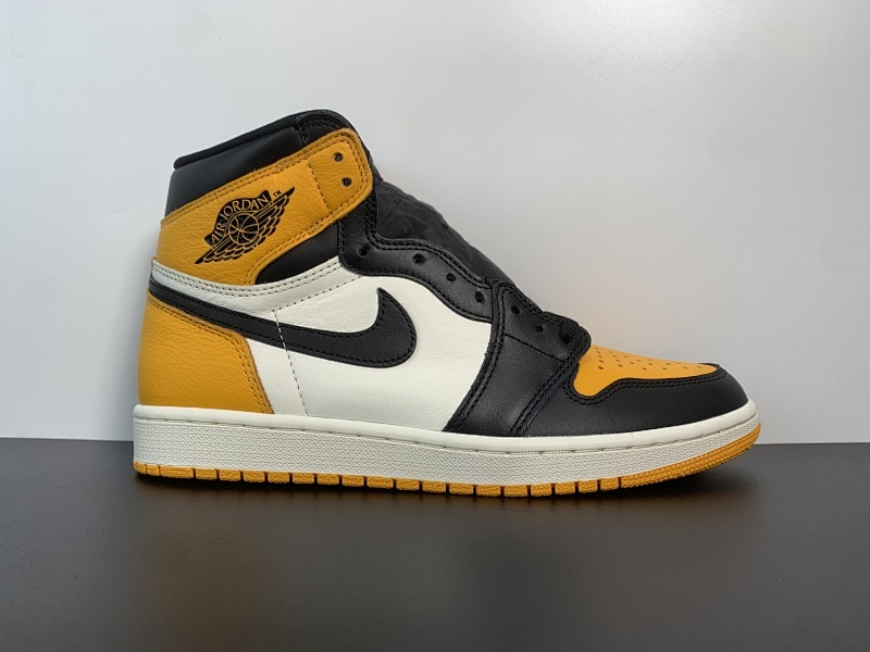 Air Jordan 1 Retro High OG AJ1 乔1黑黄脚趾 555088-711 尺码：36-47.5