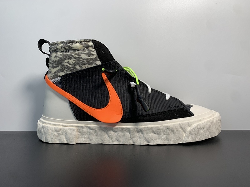 Ready Made x NK Blazer Mid  周杰伦同款黑橙解构开拓者  尺码：36-46 货号：CZ3589-001