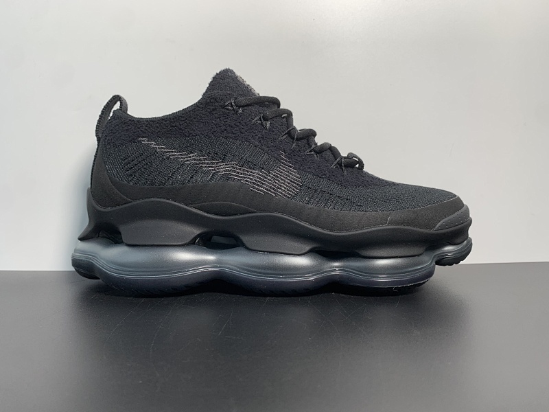 NK Air Max Scorpion fk "triple black" 黑色 全掌气垫潮流复古休闲慢跑鞋  #原盒原配 独家开发 #原底大气垫 回弹反馈充足 尺码：35.5 ～47.5