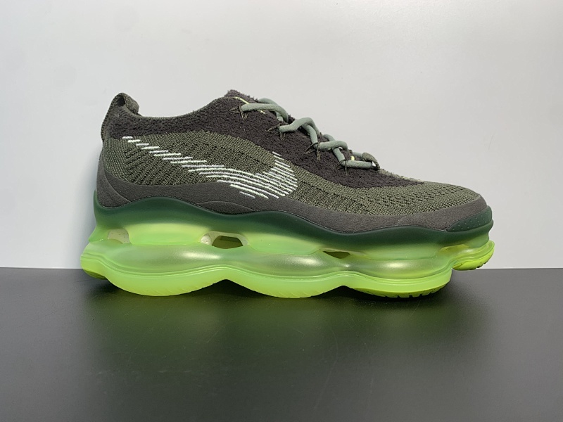NK Air Max Scorpion 军绿色 全掌气垫潮流复古休闲慢跑鞋  #原盒原配 独家开发 #原底大气垫 回弹反馈充足 尺码：35.5～47
