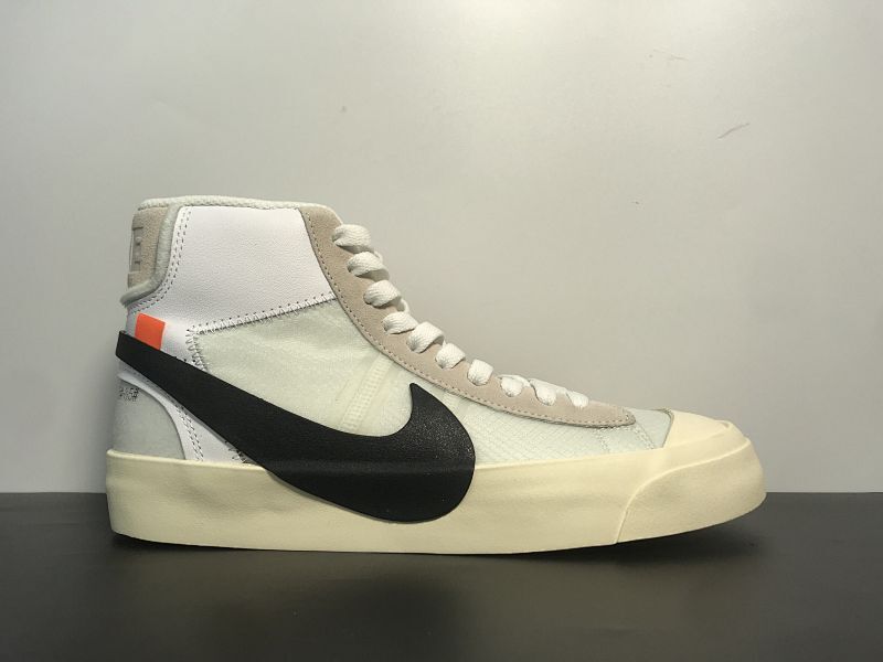 【CA80BA】Off White x Blazer Mid  OW联名开拓者原色货号：AA3832-100 Size：36 -46