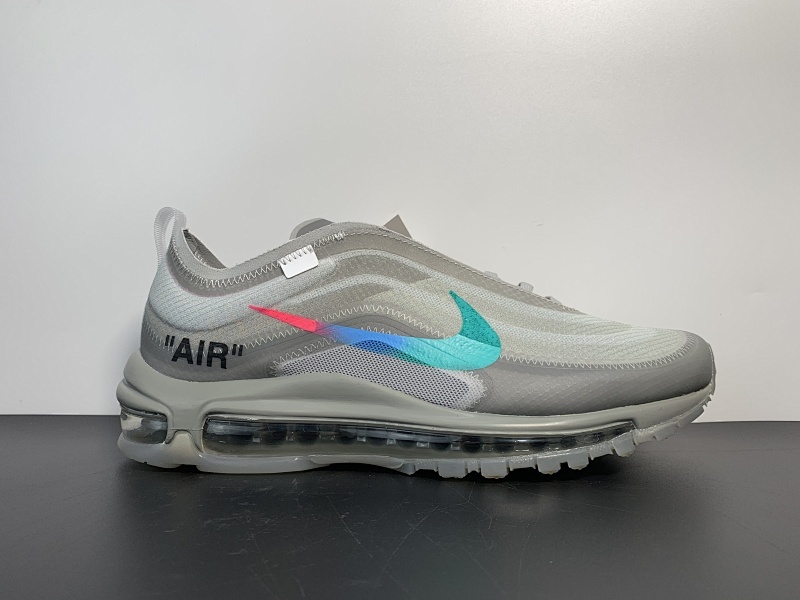 【CA90BA】AJ4585-101 纯原版 Off-White X Nike Air Max 97 OG OW 渐变彩虹配色97子弹限量