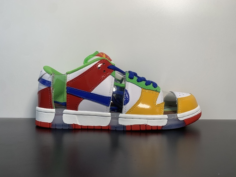 eBay x NK SB Dunk Low "Sandy Bodecker" 白黄蓝 货号:FD8777-100 尺码:36～4775