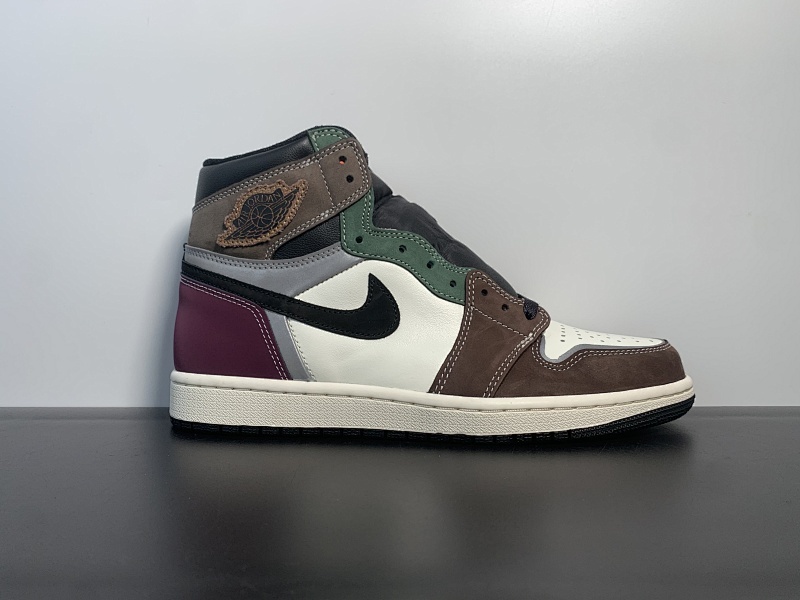 Air Jordan 1 " Hand Crafted " 彩色拼接 AJ1乔1 高帮文化篮球鞋 DH3097-001 尺码36-47.5