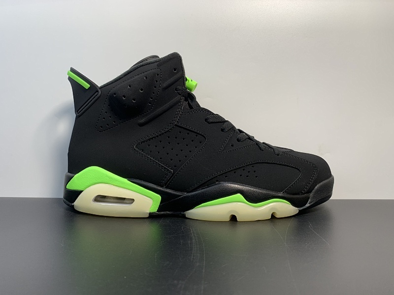 Air Jordan6 “Electric Green”电光绿/黑绿 货号：CT8529-003   尺码：40-47.5