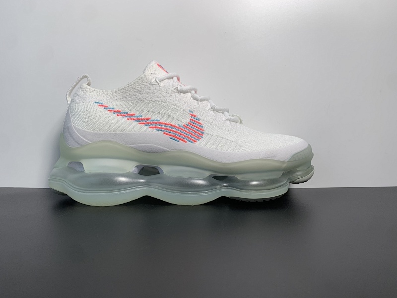 NK Air Max Scorpion fk "triple black"白 全掌气垫潮流复古休闲慢跑鞋 #原盒原配 独家开发 #原底大气垫 回弹反馈充足 尺码：35.5 ～47.5