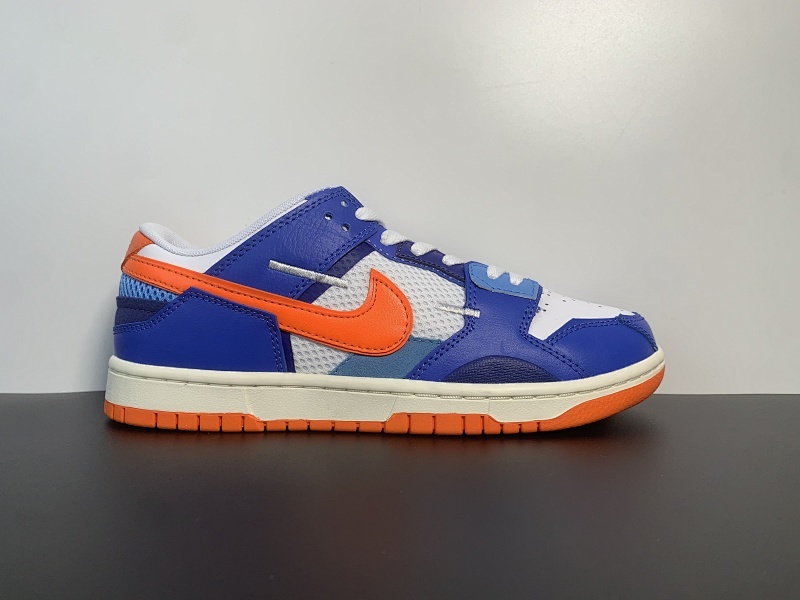 NK Dunk Scrap "Knicks" 蓝白橙 尼克斯 货号：DM0128-100 尺码：36～46