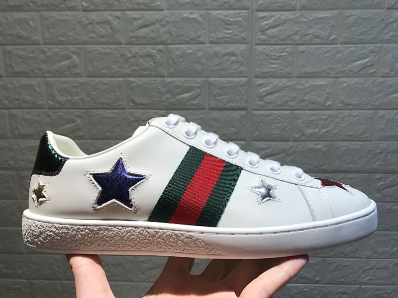 GUCCI 古驰小白鞋系！ 广东代工出品！全头层顶级牛皮！平台订单！小机率过验版本！随意对比市面任何批次！35～44