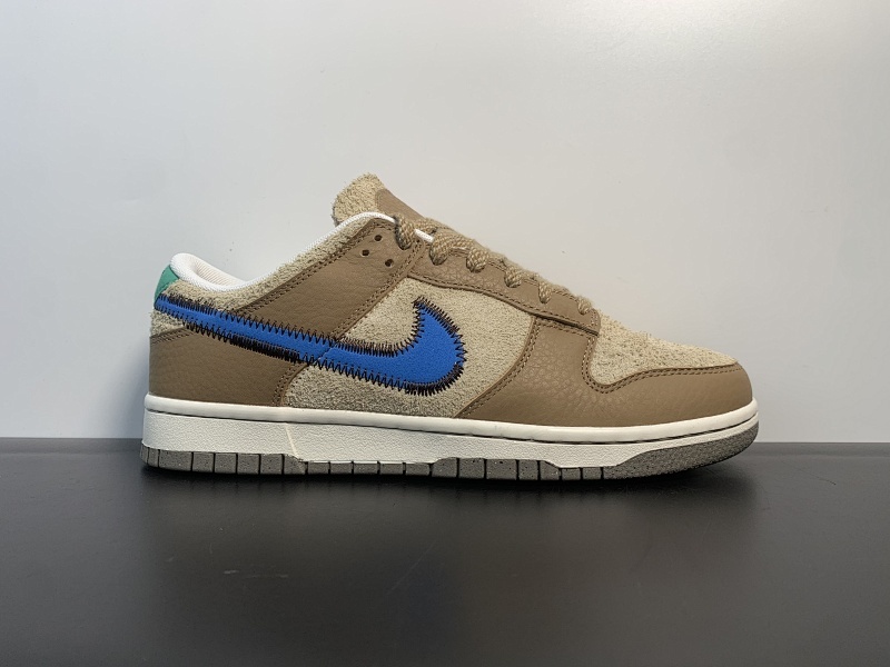 Nike SB Dunk Low"Dark Driftwood" 毛茸小熊棕蓝 DO6712-200尺码36-46