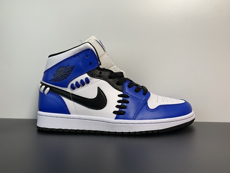 Air Jordan 1 Mid SE “Game Royal” 中邦小闪电，货号：CV0152-401 尺码：36-47.5