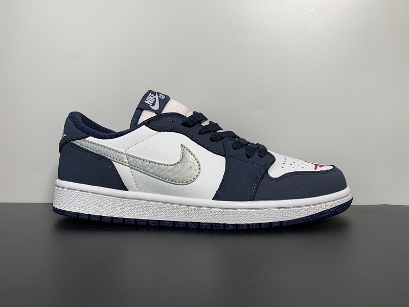 Nike SB x Air Jordan 1 Low AJ1 白蓝海军蓝男子球鞋 CJ7891-400 尺码：36-46