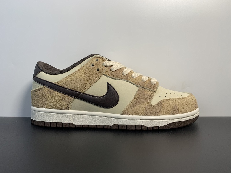 DUNK板鞋 低帮 米白棕 猎豹 货号：DH7913-200 Nike Dunk Low PRM "Cheetah" L 尺码：36-46