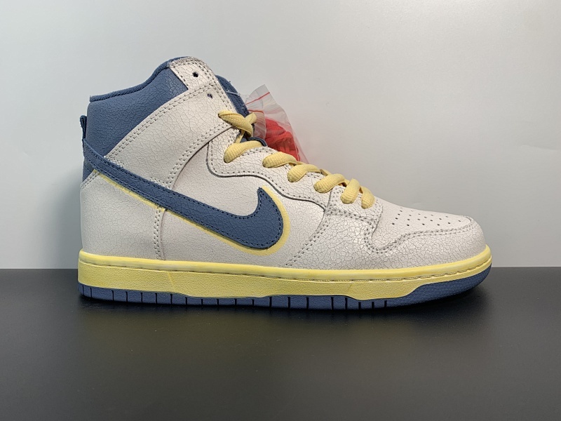 Atlas x Nike SB Dunk High Pro"Lost at Sea"扣篮系列高帮休闲运动滑板板鞋“做旧白蓝迷失海洋”CZ3334-100 尺码：36 ～46