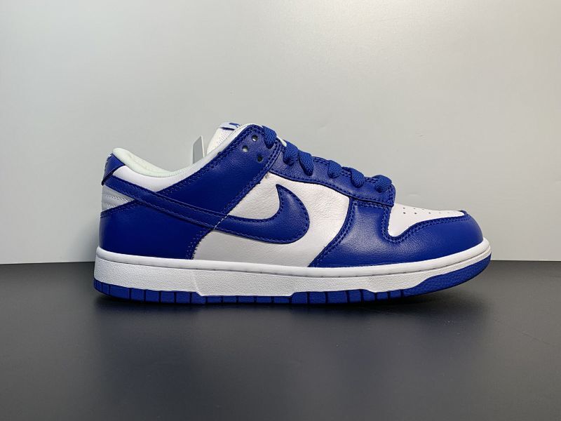 【BA60BB】耐克 NIKE SB DUNK LOW NCAA 35周年 元年配色 白蓝 低帮 滑板鞋 货号：CU1726-100
