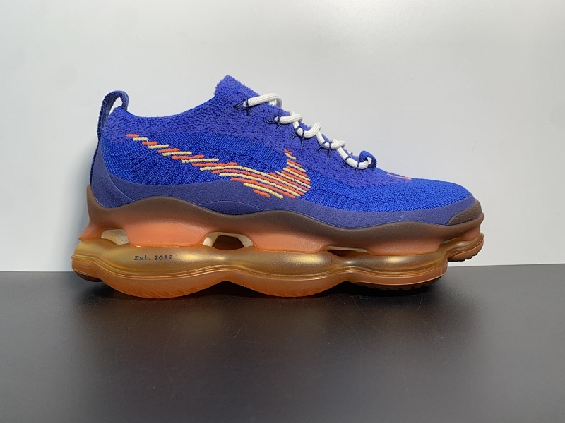 NK Air Max Scorpion fk "Frank Rudy" 蓝色 全掌气垫潮流复古休闲慢跑鞋  #原盒原配 独家开发 #原底大气垫 回弹反馈充足 尺码：35.5～47.5