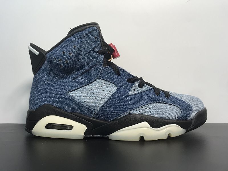 【DA00BA】乔丹/Air Jordan aj6 乔6 乔丹Air Jordan 6 “Washed Denim” 货号：CT5350-401 乔6深浅蓝牛仔40-47.5